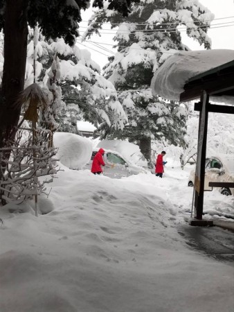 雪モリモリ
