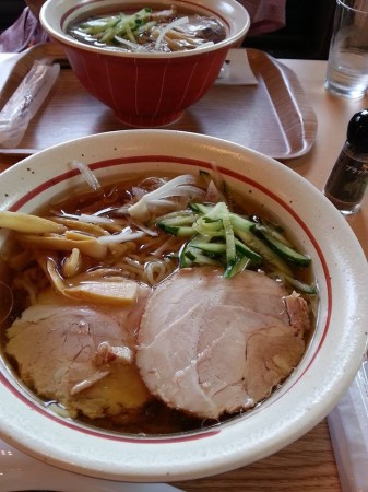 新潟県阿賀野市の懐かしの五頭ラーメンbyみどり食堂　冷やしラーメン