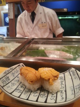 新潟県で鮮度の高い美味しいお寿司が食べられる鮨割烹｢丸伊｣さんの雲丹！！