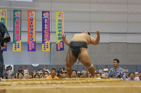 平成26年夏巡業・大相撲新潟場所大好きな琴奨菊