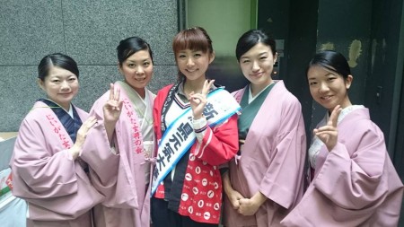 今井美穂さんと一緒に新潟若女将軍団！