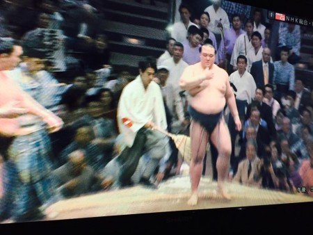 負けちゃった稀勢の里