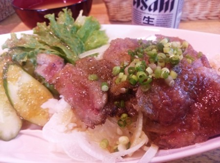 阿蘇の赤牛、ステーキ丼♪