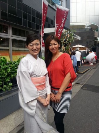 東京出張♪表参道新潟館ネスパスにて　まふさんと