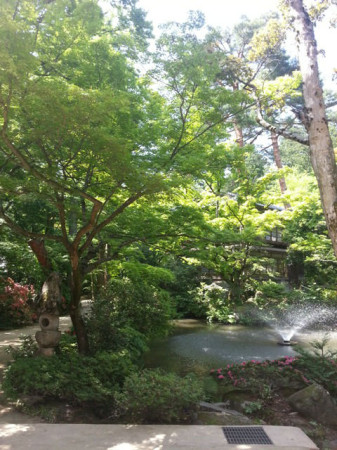 村杉温泉　環翠楼の素晴らしい庭園！！