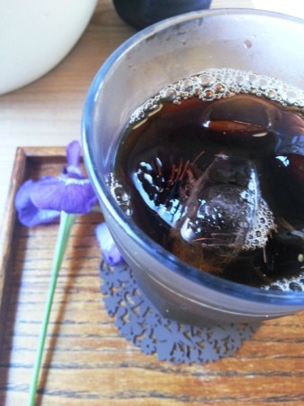 村杉温泉 茶処カフェ 和(なごみ)アイスコーヒー
