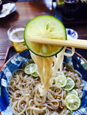 岩瀬の清水そばすだち蕎麦リフト